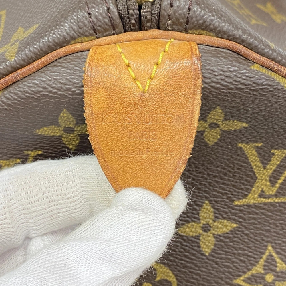 LOUIS VUITTON Brown Monogram Keepall 45 Boston Bag - Picture 5 of 13